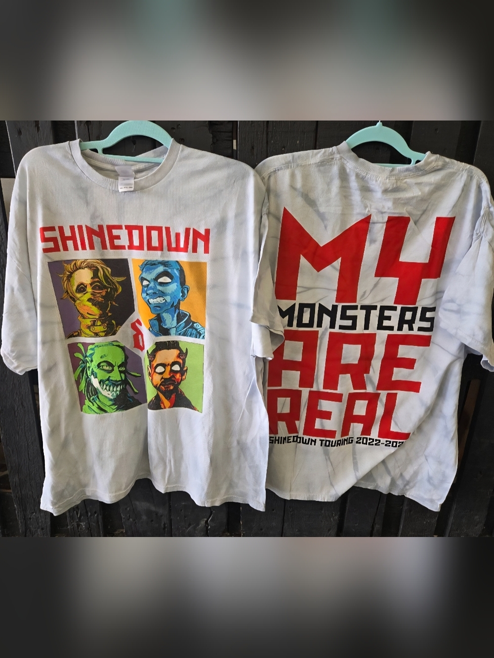 Shinedown Graphic Monsters Band Tee Unisex